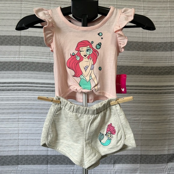 Disney Other - 2T / 24M Girls Ariel | Little Mermaid Outfit